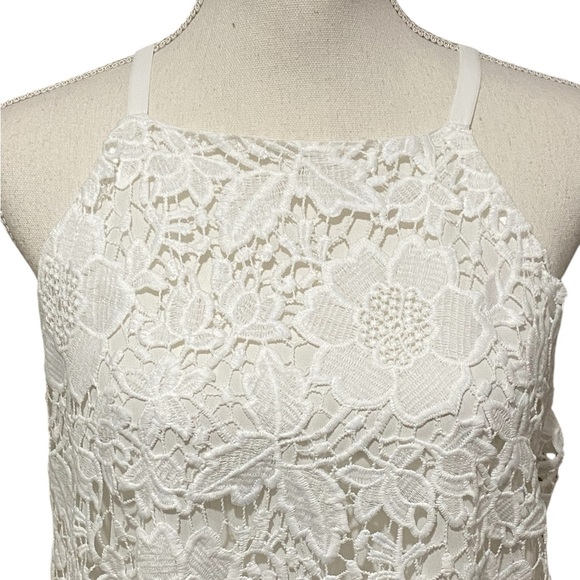 NWT Alfani Sleeveless Lace Tunic Tank Too Size 6 - Picture 4 of 10